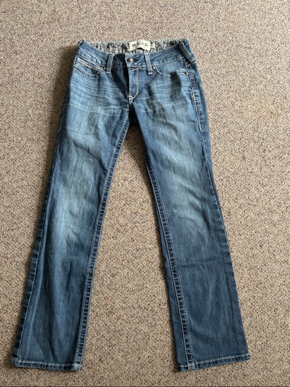 Ariat Women's Medium Blue Boot-Cut Jeans 28Short